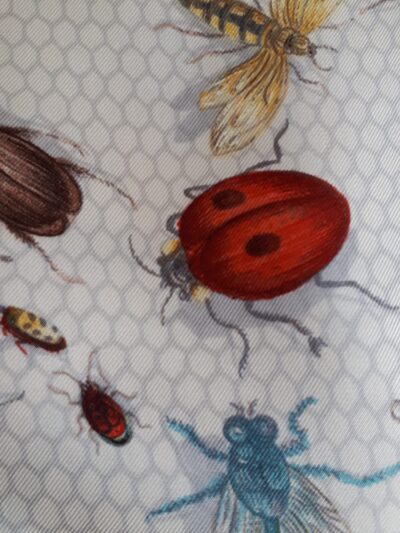 Carré hermès Les insectes par Hugo Grykar et La torre 1958