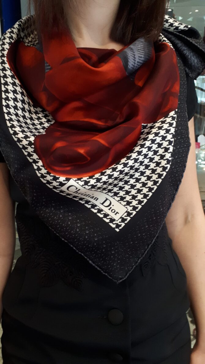 Foulard Dior vintage époque John Galliano – Image 2
