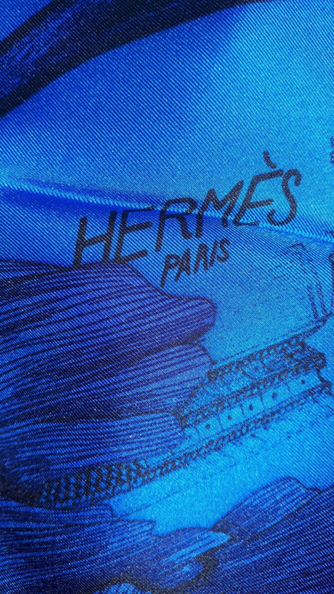 Carré Hermès A l'ombre des pivoines 2019 – Image 8