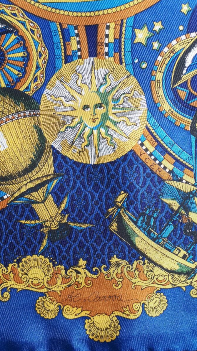 Pochette en soie par Canova made in France – Image 3