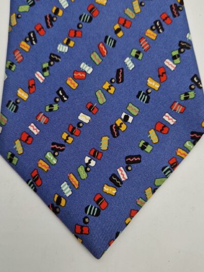 Cravate Hermès Motifs Abstraits multicolores