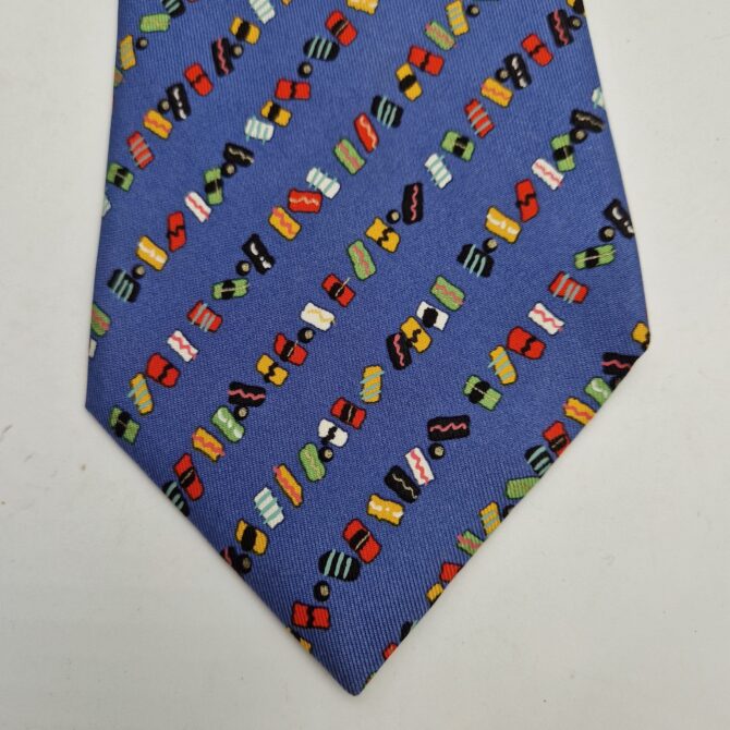 Cravate Hermès Motifs Abstraits multicolores