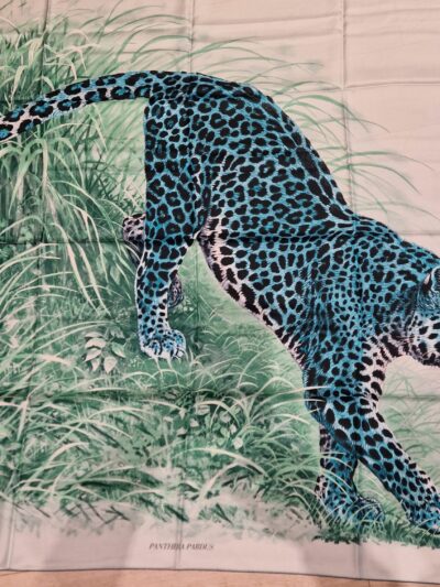 Châle en soie plume ou summertwill Panthera Pardus
