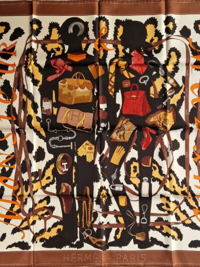 Carré Hermès Monsieur et Madame par Bali Barett et Robert Dallet
