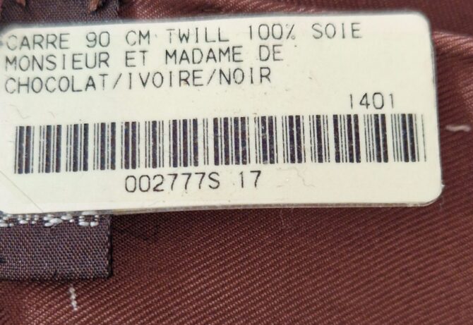 Carré Hermès Monsieur et Madame par Bali Barett et Robert Dallet – Image 8