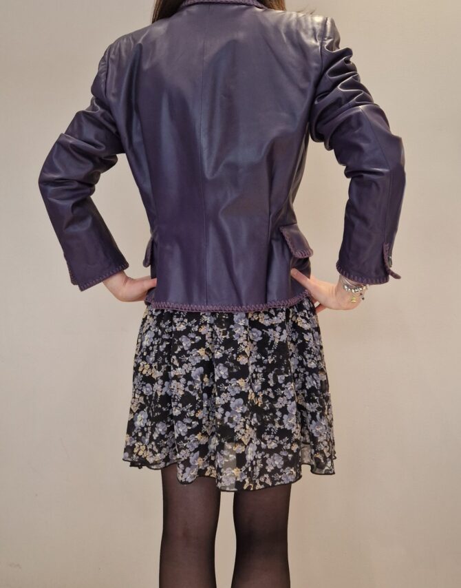 RESERVE Veste Yves Saint Laurent rive gauche en agneau plongé – Image 4