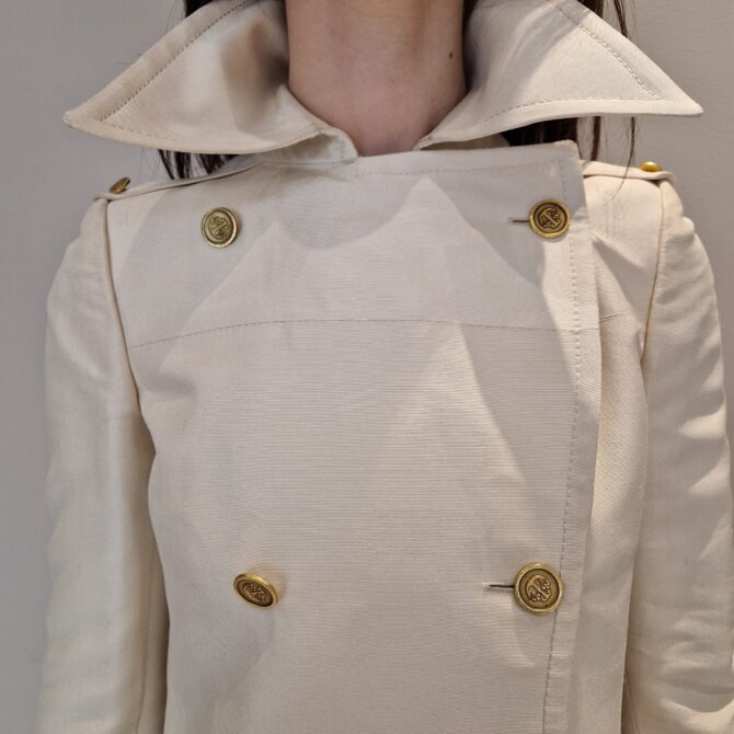 Haute couture Ted Lapidus années 70 en soie – Image 5