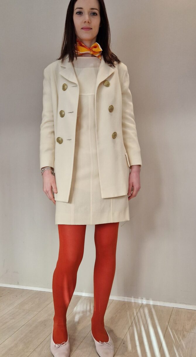 Tailleur robe et veste Rochas années 90 – Image 12