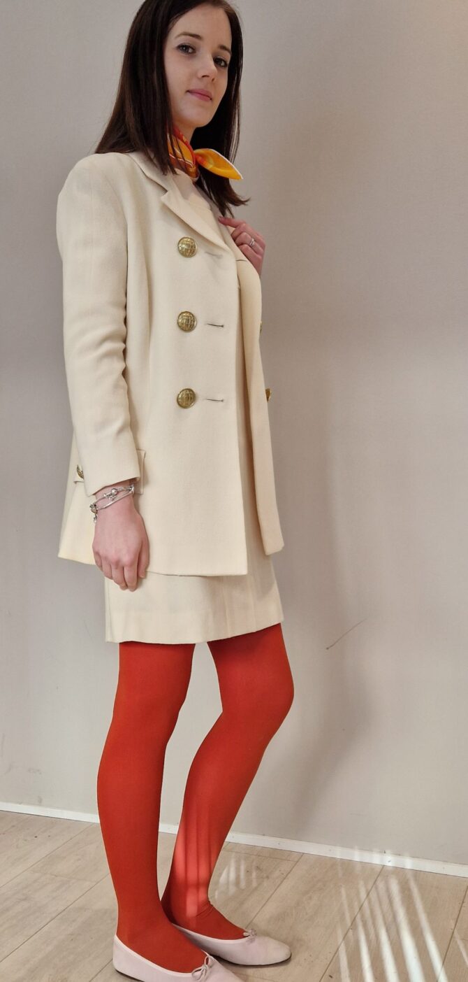 Tailleur robe et veste Rochas années 90 – Image 11