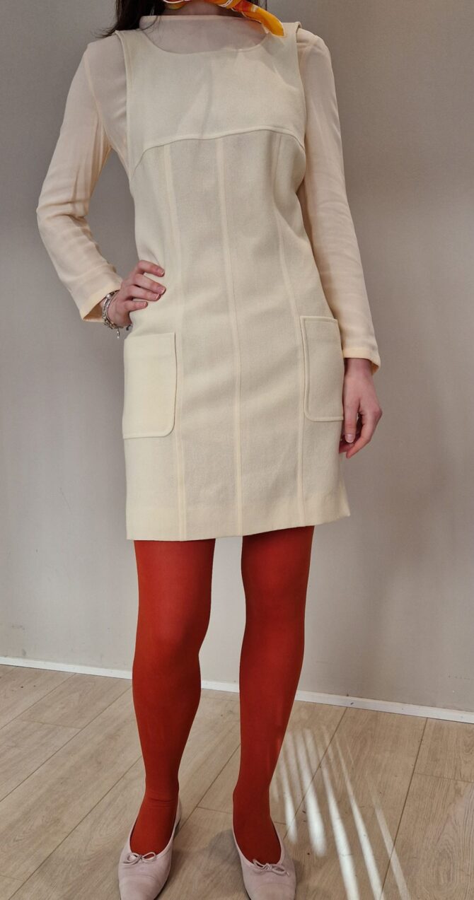 Tailleur robe et veste Rochas années 90 – Image 8