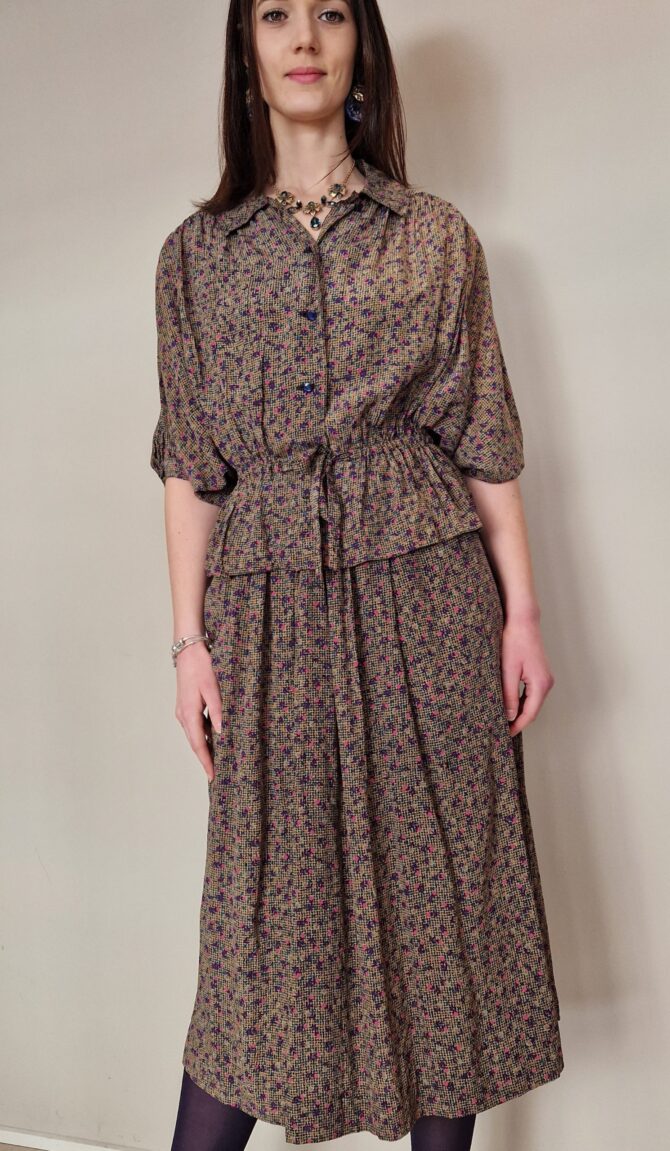 Jupe et Chemisier Nina Ricci vintage 80 's