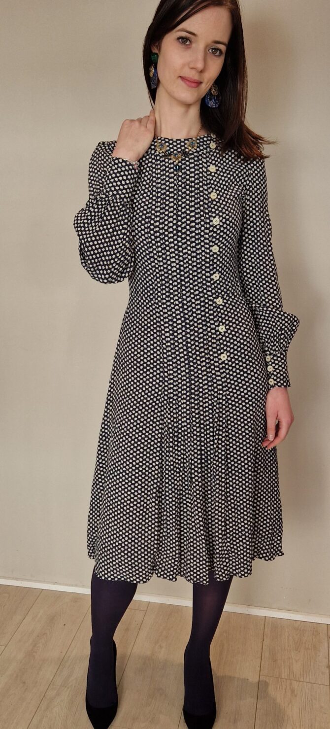 Robe Nina Ricci en soie année 80