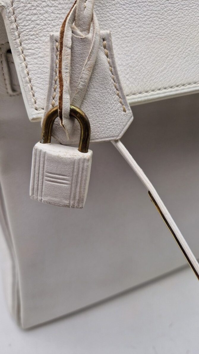 Iconique et rare sac Hermès Kelly 32 des années 70 – Image 9