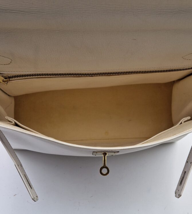 Iconique et rare sac Hermès Kelly 32 des années 70 – Image 8