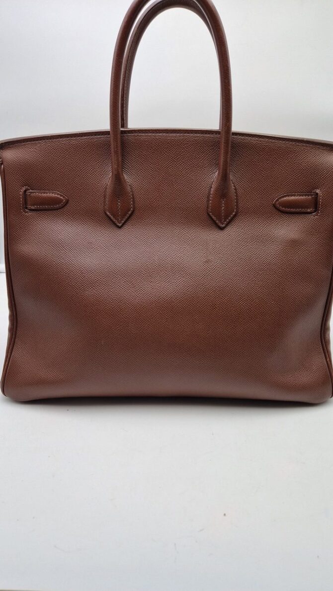 Birkin Hermès en cuir togo marron année 2011 – Image 5