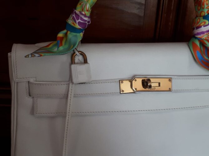 Iconique et rare sac Hermès Kelly 32 des années 70 – Image 13