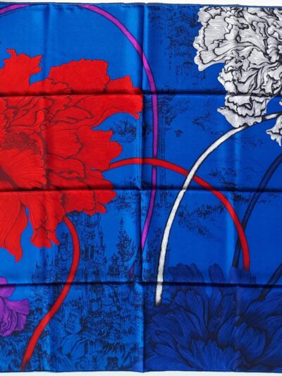 Carré Hermès A l'ombre des pivoines 2019
