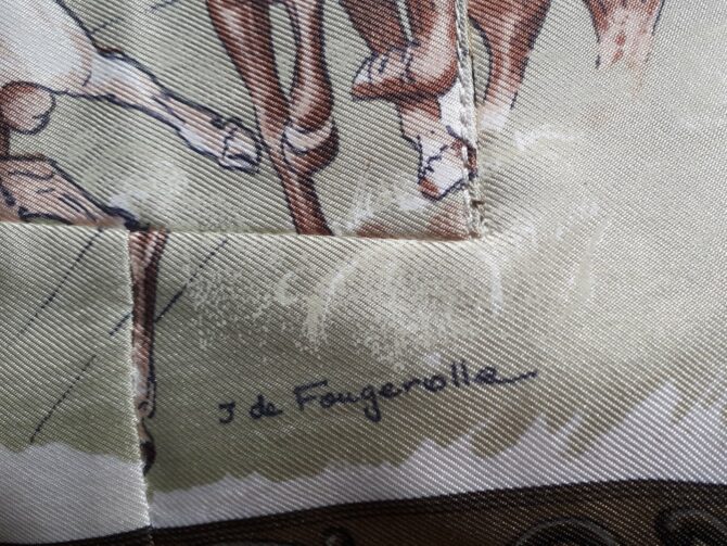 Chaerrada Rare Gilet Hermès Soie – Image 4