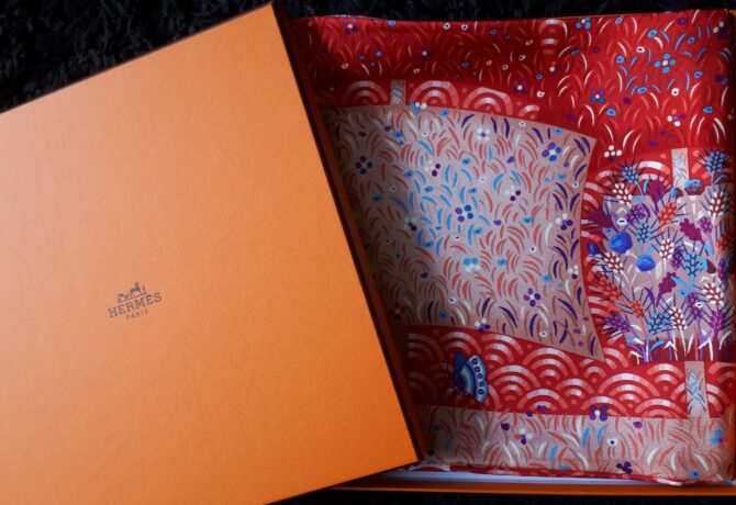 Carré Hermès Bateau fleuri par Ljubomir Minlikov 2015 – Image 8