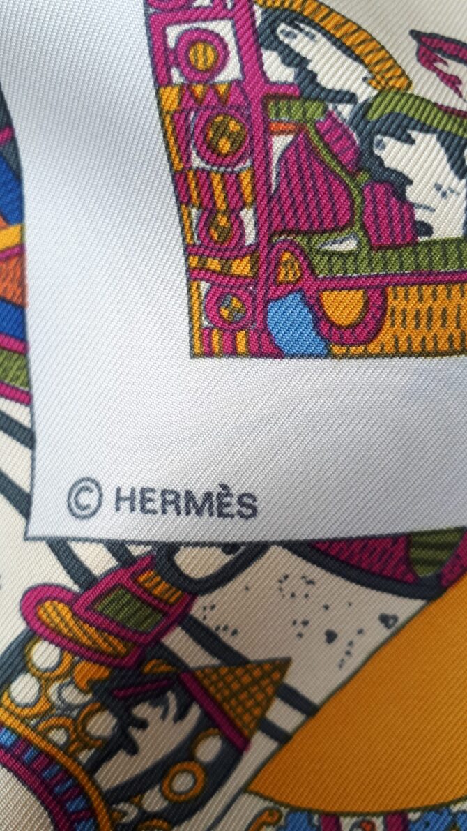 A la gloire de Guillaume Rare carré Hermès par Loic Dubigeon 1991 – Image 6