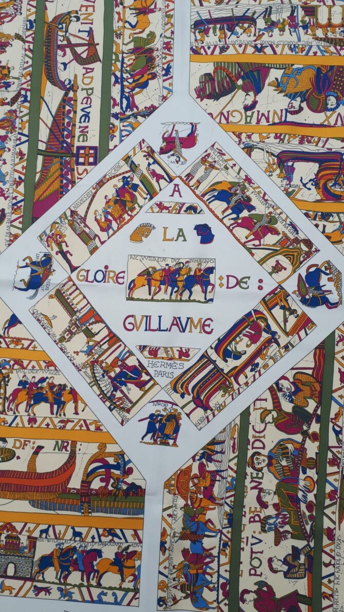 A la gloire de Guillaume Rare carré Hermès par Loic Dubigeon 1991 – Image 7