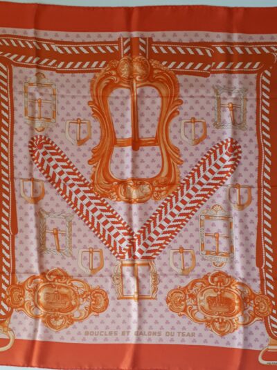 Carré Hermès Boucles et Galons du Tsar par Wlodek Kaminski