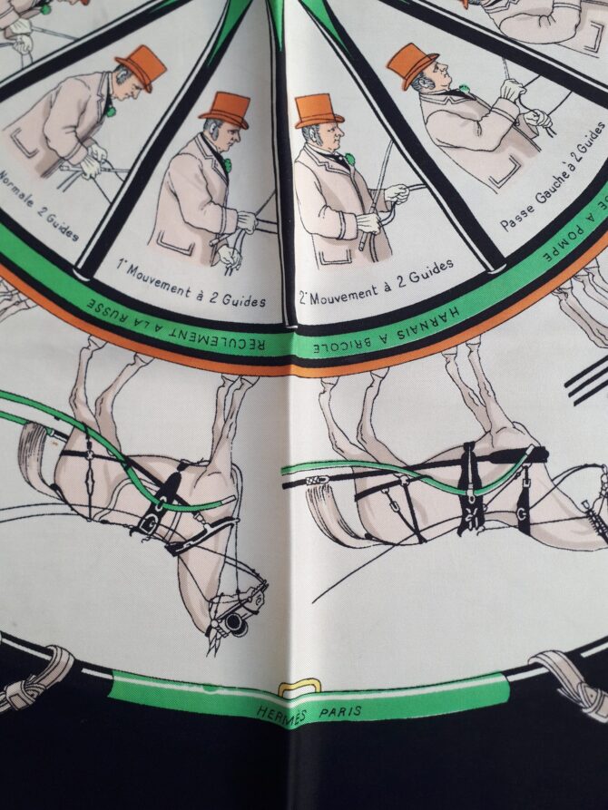 Rare carré Hermès Driving lessons par Hugo Grykar – Image 4