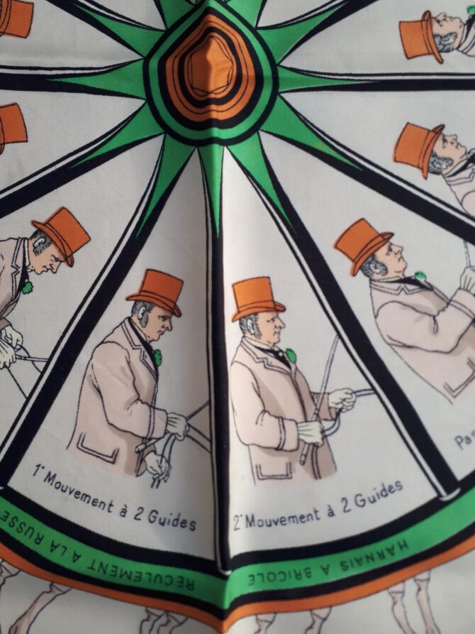 Rare carré Hermès Driving lessons par Hugo Grykar – Image 5