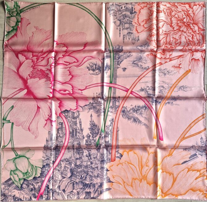 A l'ombre des pivoines hermès