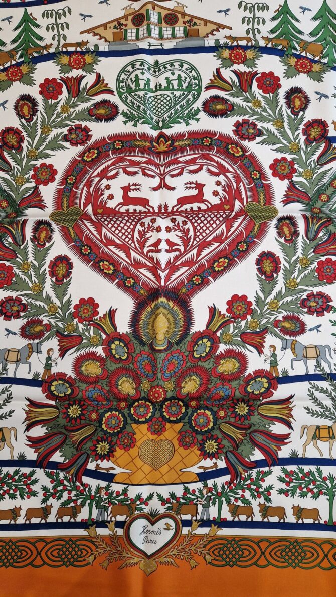 Carré Hermès découpages par Anne Rosat 1997 – Image 5