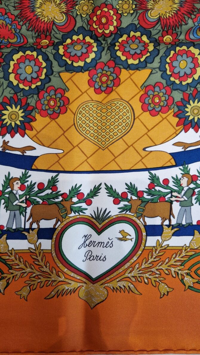 Carré Hermès découpages par Anne Rosat 1997 – Image 3
