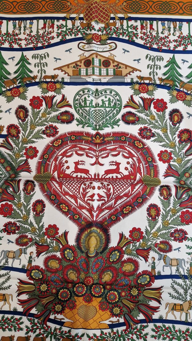 Carré Hermès découpages par Anne Rosat 1997 – Image 2