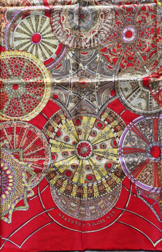 Carré Hermès Les dômes célestes par Annie Faivre 2010 – Image 2