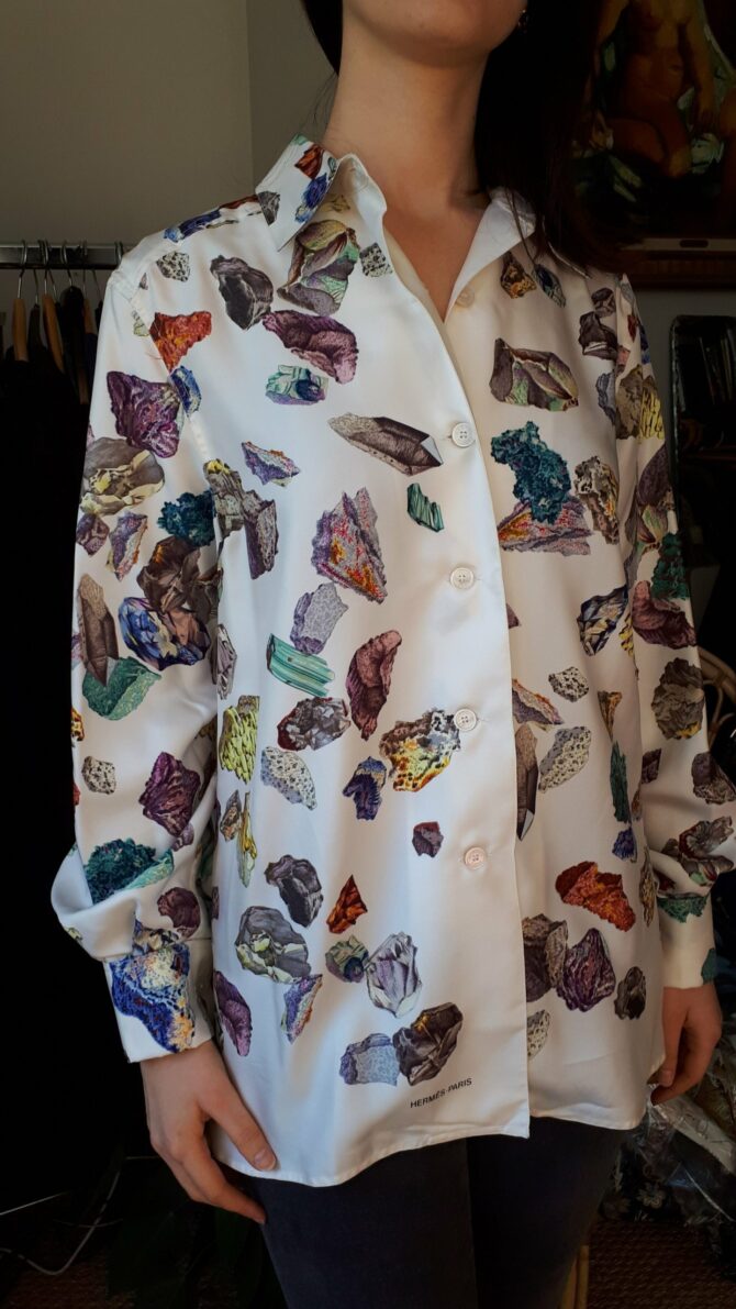 Chemisier Hermès en soie