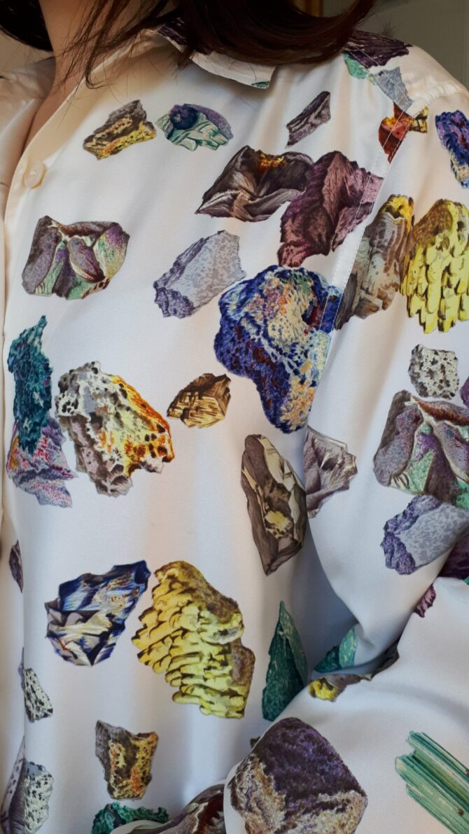 Chemisier Hermès en soie – Image 2