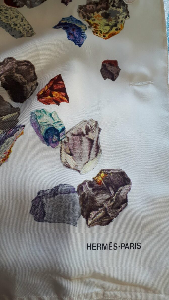 Chemisier Hermès en soie – Image 3