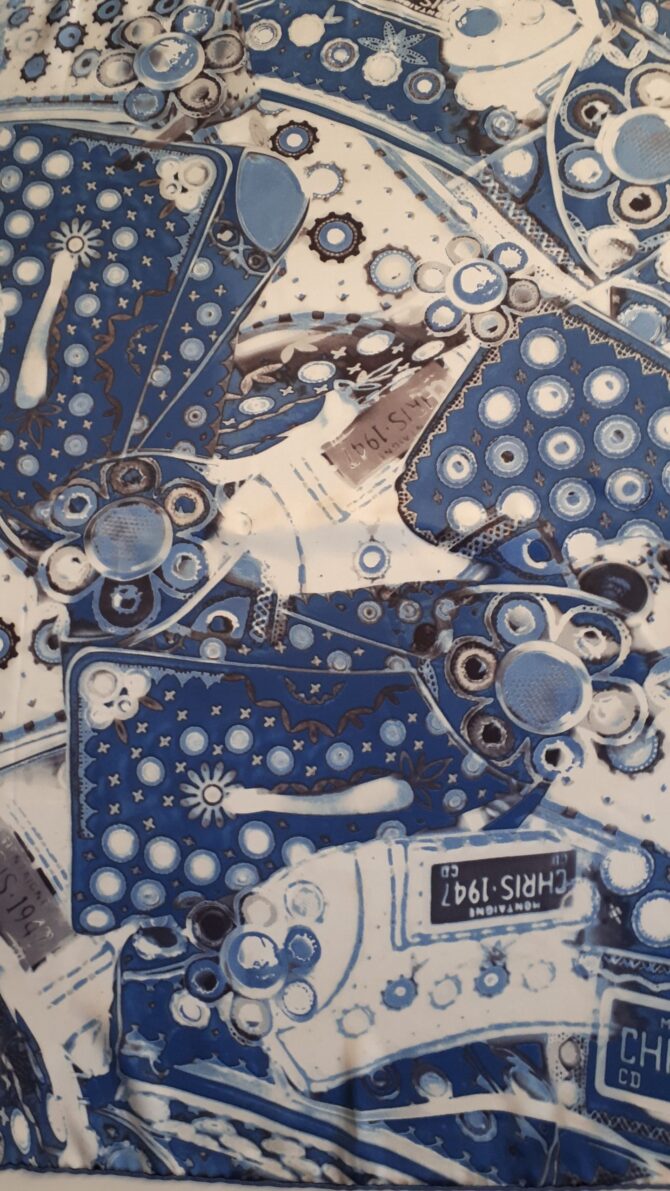Foulard Dior en soie  époque John Galliano – Image 4