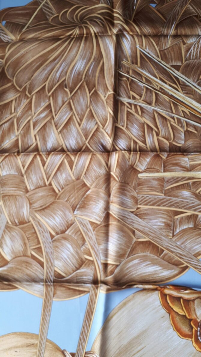 Carré Hermès Jardin Créole ,détail ,par Valérie Dawlat Dumoulin – Image 3