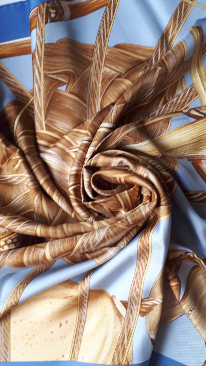 Carré Hermès Jardin Créole ,détail ,par Valérie Dawlat Dumoulin – Image 4