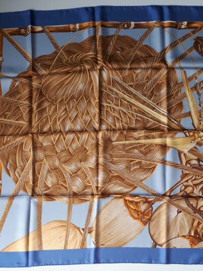 Carré Hermès Jardin Créole ,détail ,par Valérie Dawlat Dumoulin