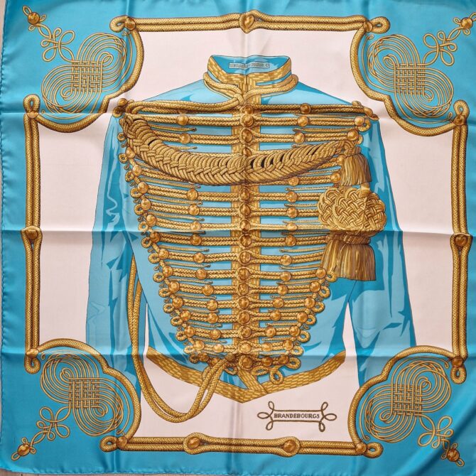 Carré Hermès Brandebourgs par Cathy Latham 1972
