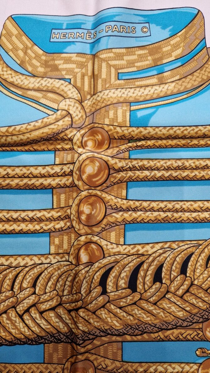 Carré Hermès Brandebourgs par Cathy Latham 1972 – Image 4