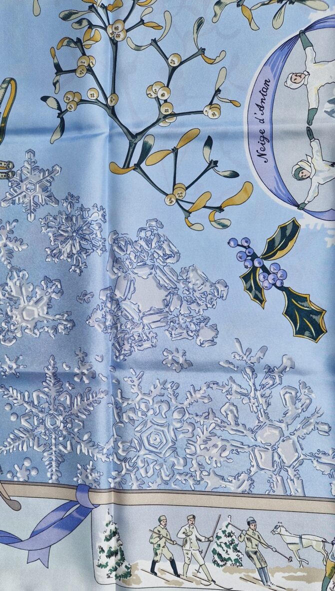 Carré Hermès Neige d'Antan par Caty Latham – Image 5