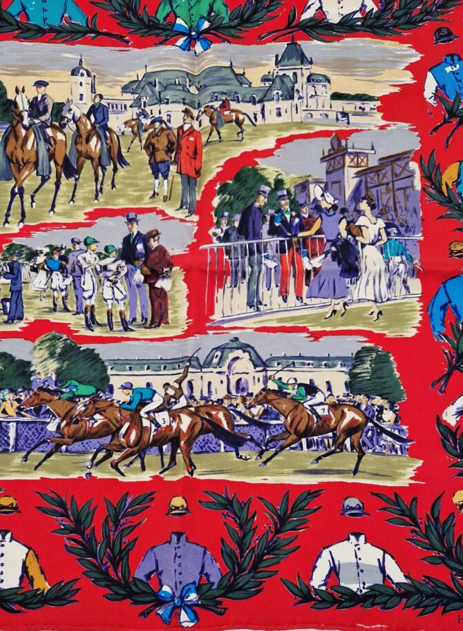 Pochette champ de courses à Chantilly par Maurice Taquoy – Image 3