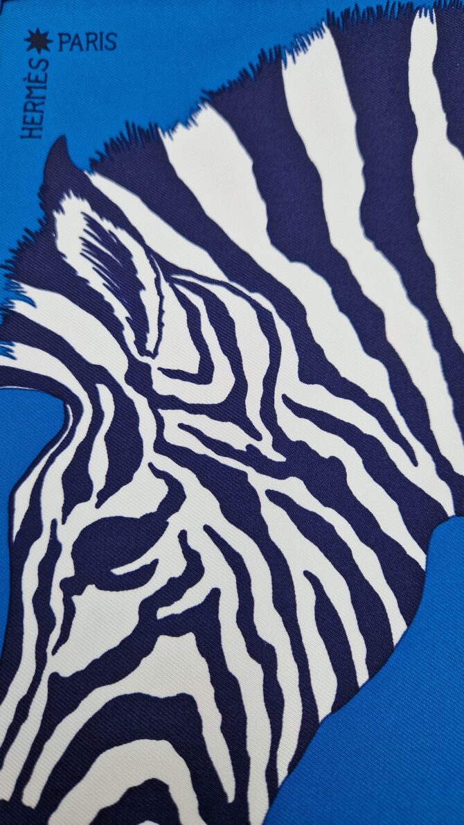 Pochette Hermès zebra Pegasus par Alice Shirley – Image 3