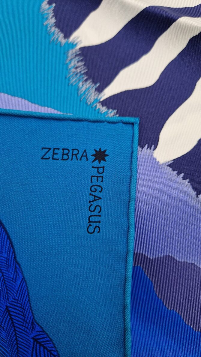 Pochette Hermès zebra Pegasus par Alice Shirley – Image 4