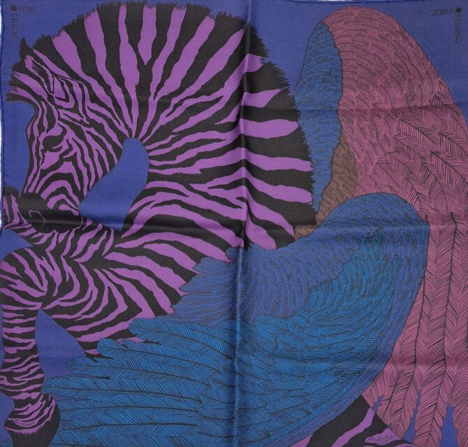 Pochette Hermès  Zebra Pegasus Alice Shirley 2014