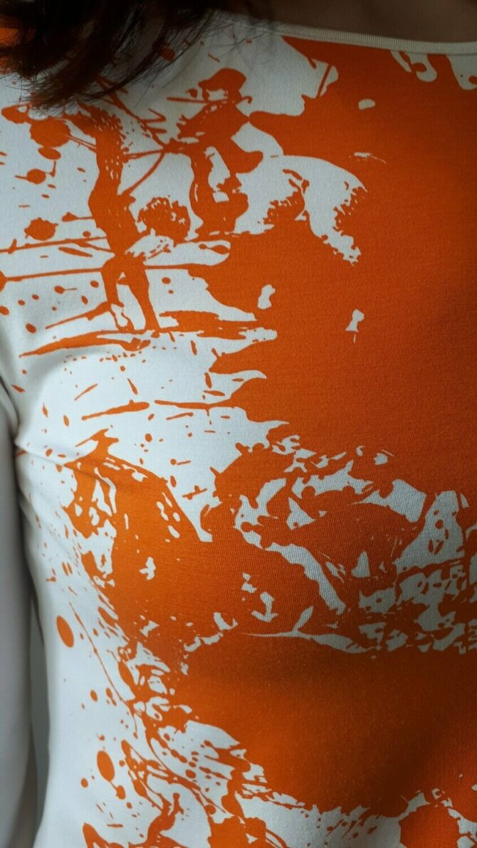 Haut Hermès d'après le carré Cheval surprise