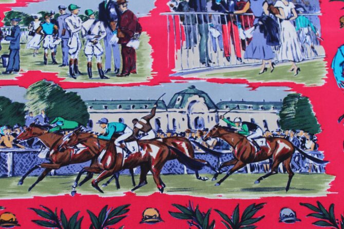 Pochette champ de courses à Chantilly par Maurice Taquoy – Image 6