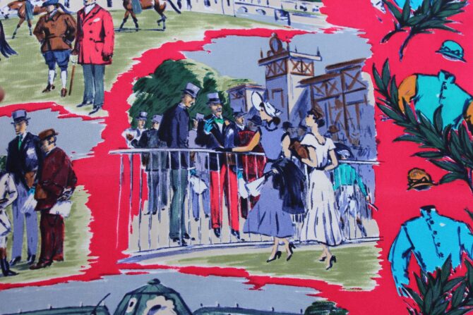 Pochette champ de courses à Chantilly par Maurice Taquoy – Image 2